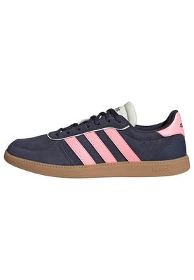Adidas BREAKNET Sleek Suede Sneakers NKA01 Shadow White Size Cm Women's Navy/Pink Spark/Off (IH5467) 24.0