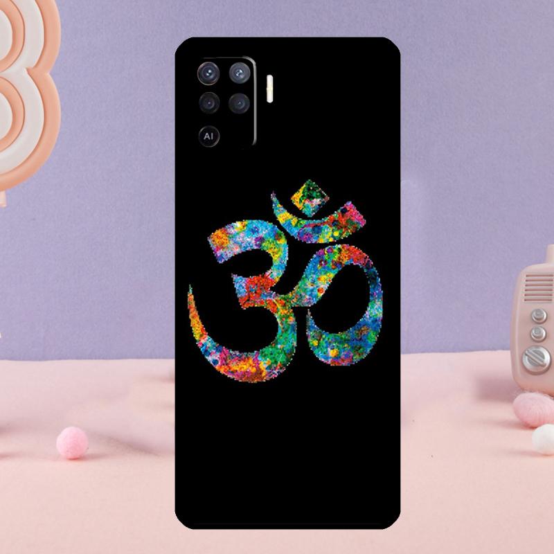 OM Yoga GOA Zen Symbol Phone Case For Oppo A80 A60 A40 A94 A54 A98 A78 A18 A38 A58 A16 A76 A96 A17 A77 A74 A57S A15