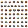 50 Mountain Off-road Vehicle Graffiti Stickers Suitcase Skateboard Guitar Decoration Stickers Waterproof Creative Stationery Stickers