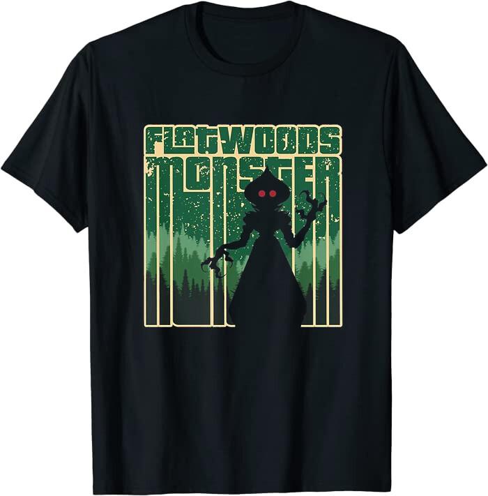 Vintage Flatwoods Monster - Cool Vintage Cryptid Cartoon T-Shirt XXXXL