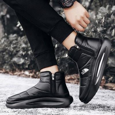Stiefeletten Plateau Männlich Winterschuhe Lässig Knöchel Original Angebote Dick Plüsch Hohe Qualität Fell Wasserdicht Angebot Herren Schneestiefel