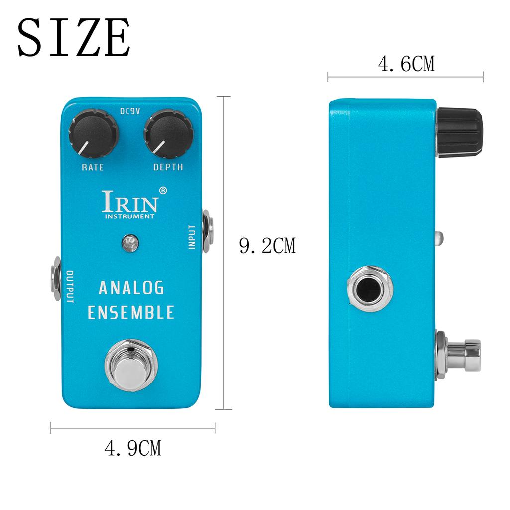 IRIN RS-07 Analog Ensemble Pedal True Bypass Guitar Effect Pedal Simulate The Pure Line Chorus Pedal Guitar Parts & Accessories