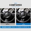 AIRSPEED Carbon Fiber Car Steering Wheel Button Sticker Mini Cooper R55 Clubman R56 R57 Accessories