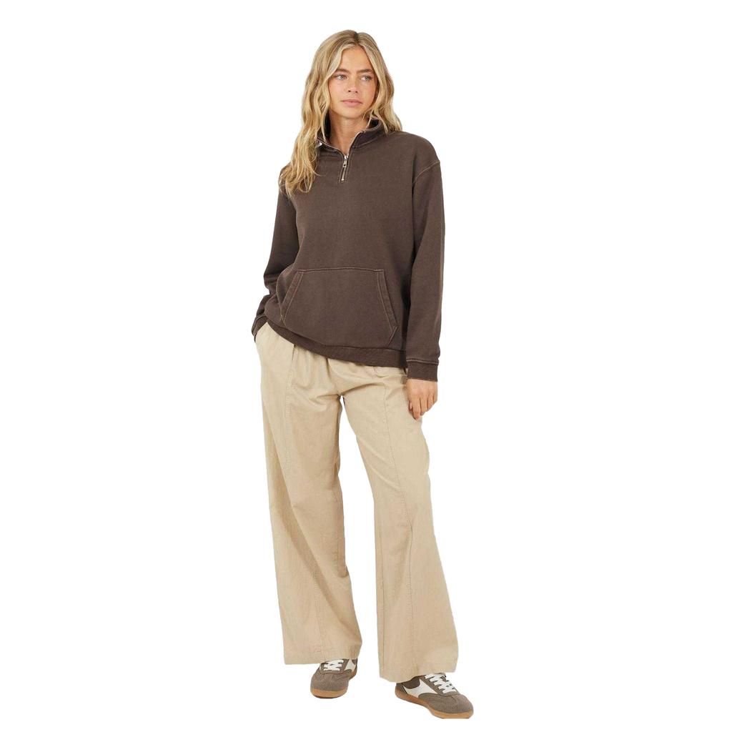 BRAVE SOUL Womens/Ladies Funnel Neck Sweatshirt