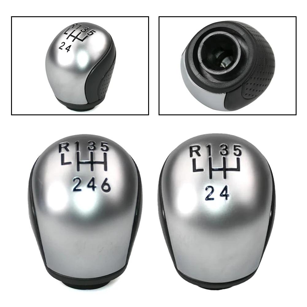 Car Accessories Auto Gear Shift Knob 5 6 Speed Interior Parts For C5 2001-2008 For 407 RCZ ABS Lever Ball