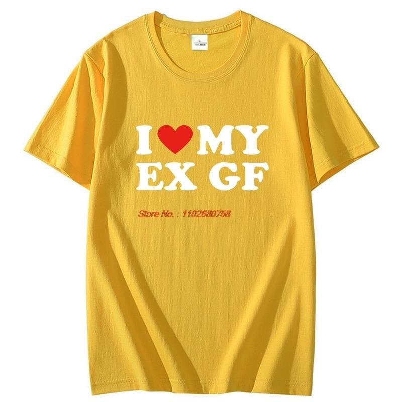 I Heart My Ex Gf I Love My Ex Girlfriend T Shirts Graphic Streetwear Short Sleeve Birthday Gifts Summer Unisexs Print T Shirt