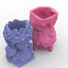 Soft Silicone Mold Handmade Cement Molds Girl Shape Flowerpot Moulds Durable Mold Perfect for Beginners and Craft Lovers