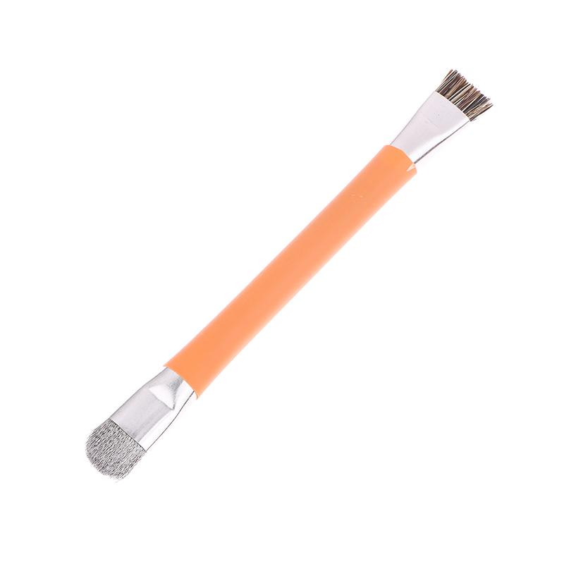 1Pcs ESD Anti-Static Two-Sided Brush, Tough Cleaning Brush for Cell Phone Motherboard Repair and Maintenance