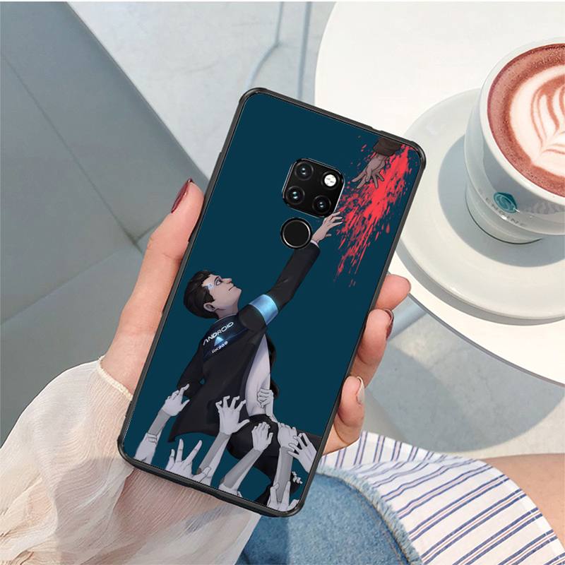 Custodia per telefono Detroit Become Human Android RK800 Connor Kara per Huawei Nova3I 3E mate9 10 20lite 20Pro 40 30pro funda case