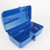 Heavy Duty Metal Tool Box Case With Ergonomic Handle Rust Resistant Coating Generous Capacity For DIY Professional Use