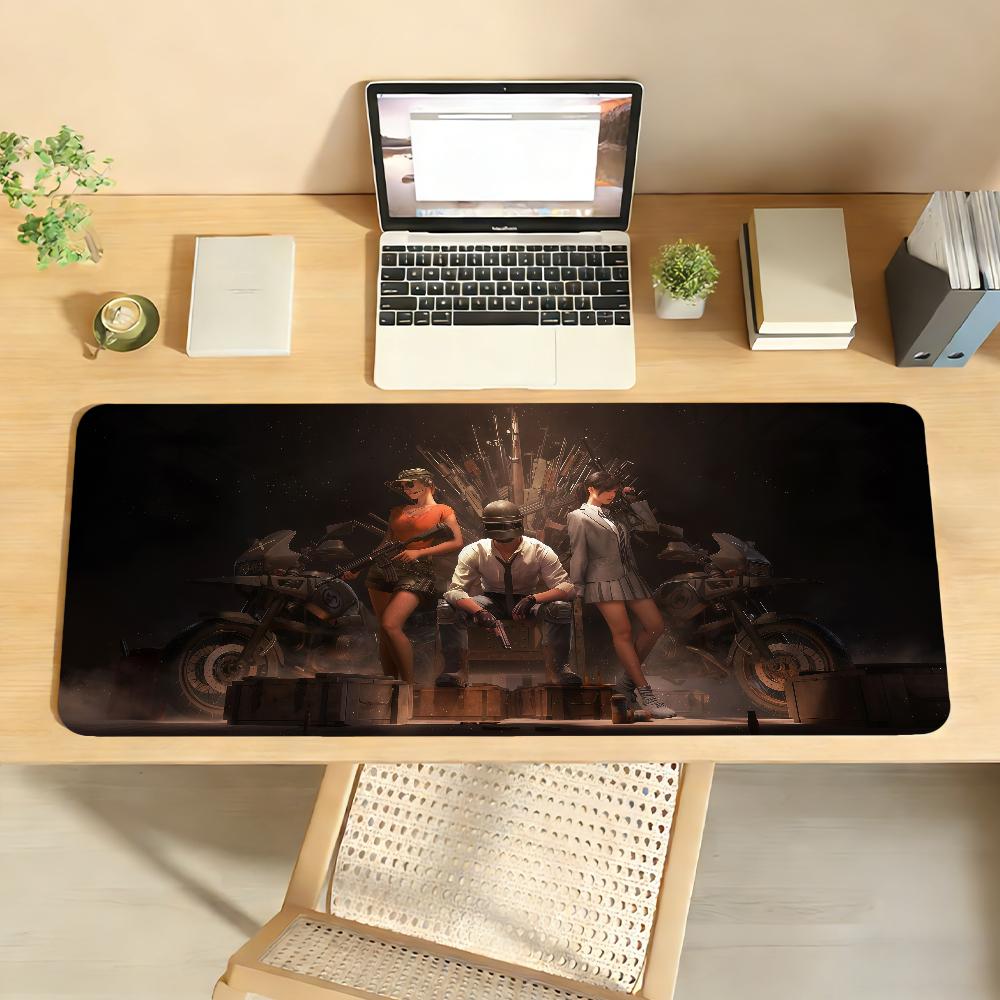 Game P-PUBG B-BATTLEGROUNDS Mouse Pad Anti Slip Rubber Edge Locked Thickened Laptop Gaming Desk Mat