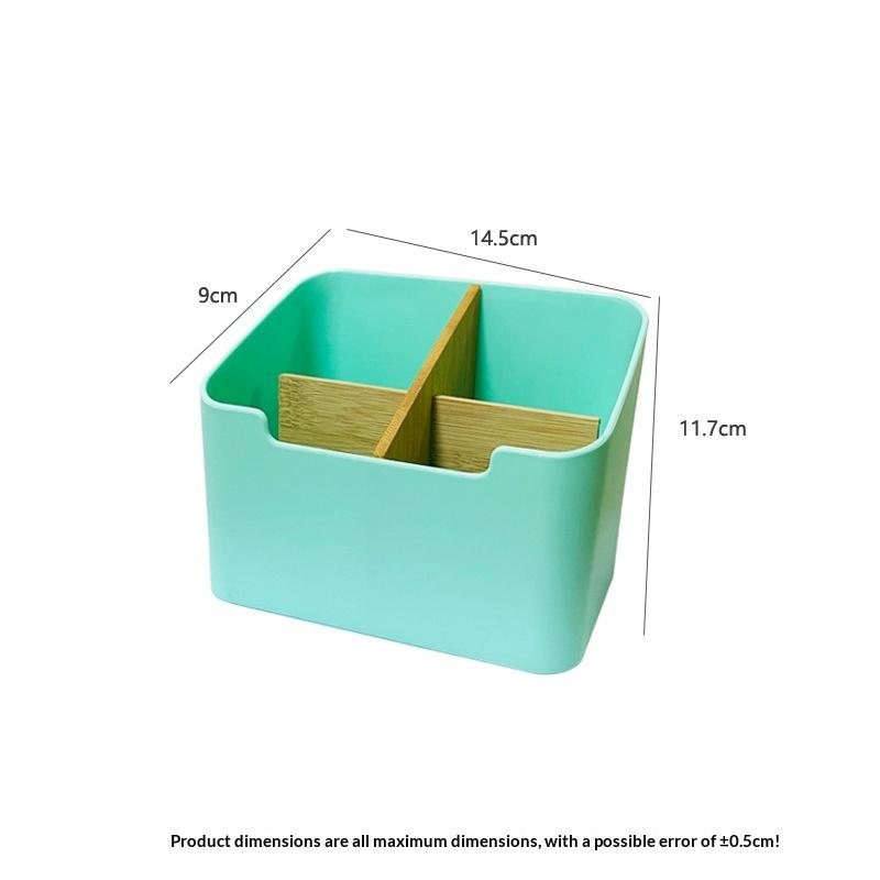 Plastic Desktop For Remote Controls Tissues Storage Box Cosmetics Office Supplies Living Room Organization