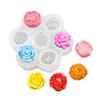 3D Flower Silicone Mold for DIY Scented Candles, Cake Decorations, and Car Scents