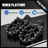 Dirt Bike Foot Pegs Footpegs Rest Pedal CNC For MX 650 500 MX650 MX500 SX500 Electric Dirt Bike Black