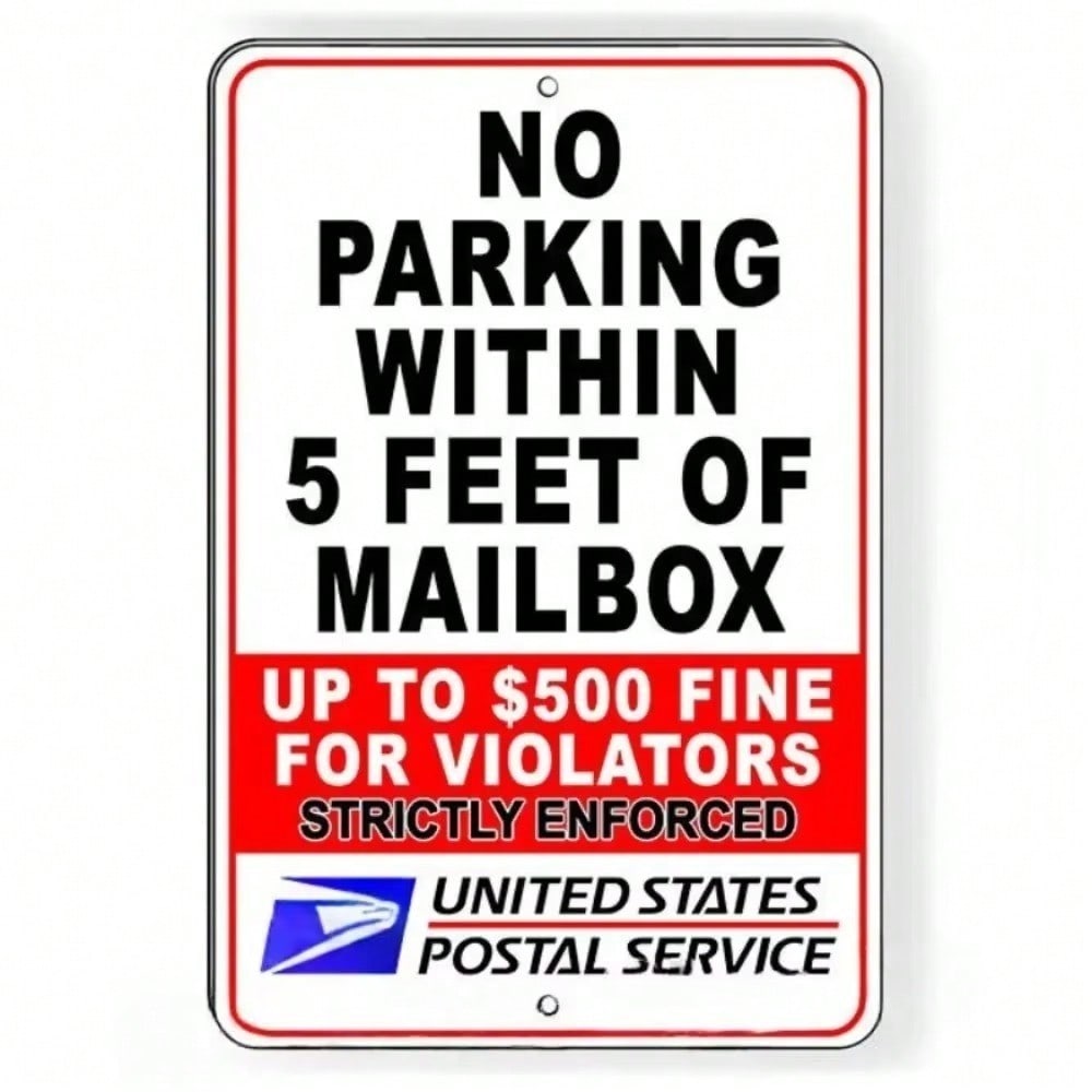 

Road Guard Heavy-Duty Reflective No Parking Sign, $500 Fine 24/7 Visibility 20X30 різнокольоровий