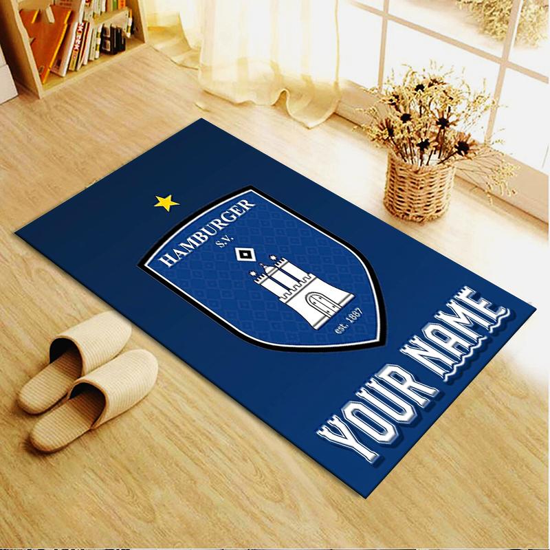 Custom Name Hamburger SV Carpet Rug for Living Room Bedroom Home Sofa Decoration,Kids play Non-slip Floor Mat