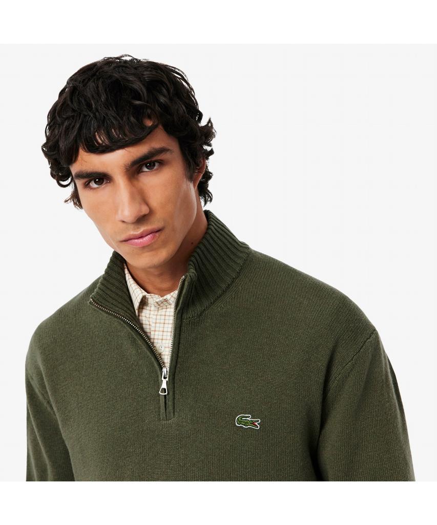 Lacoste Men'S Wool Half-Zip Sweater Ah3052-55N E9F