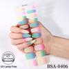Adesivi per Unghie in Gel Impermeabili Francesi - Carini Cartoni Animati Nail Art Senza Cottura per Stili Europei e Americani