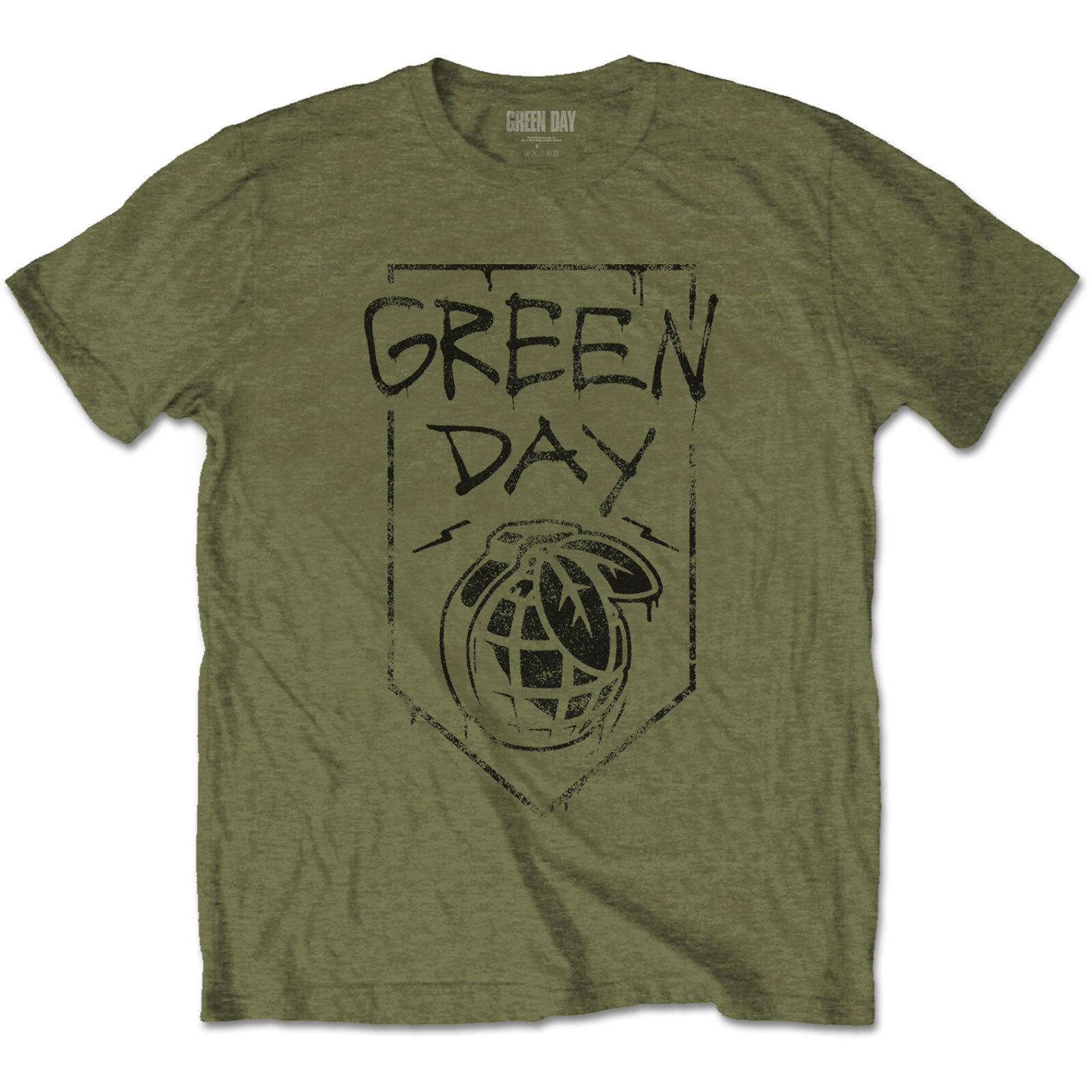 Green Day Unisex T-Shirt: Organic Grenade M