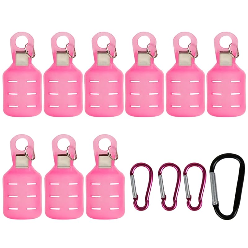 

[TACKLAND] Easy rotation egi holder For size 2.5 to 4.0 value 9 pieces carabiner set egi case Langan Egging hook cover Great squid cuttlefish octopus