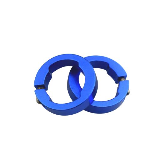 2Pcs Bicycle Grip Rings Fashion Appearance Replacement Aluminum Alloy Decoration Handlebar Locking Rings Bike Accessories