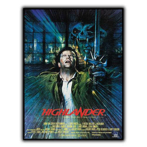 HIGHLANDER METAL SIGN WALL PLAQUE Retro Film Movie Advert poster print decorAluminum 20x30cm(7.8x11.8inch)