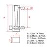 Hilitand Gas Flow Meter, 2-20LPM, for Oxygen/Air/Gas, with Control Valve, -7 (Set of 2)