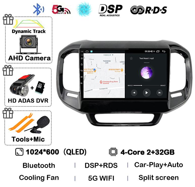 Android 14 Carplay Car Radio For FIAT Toro 2017 2018 2019 2020 2021 Auto Multimedia Video Player GPS Stereo 4G WIFI 360 Camera