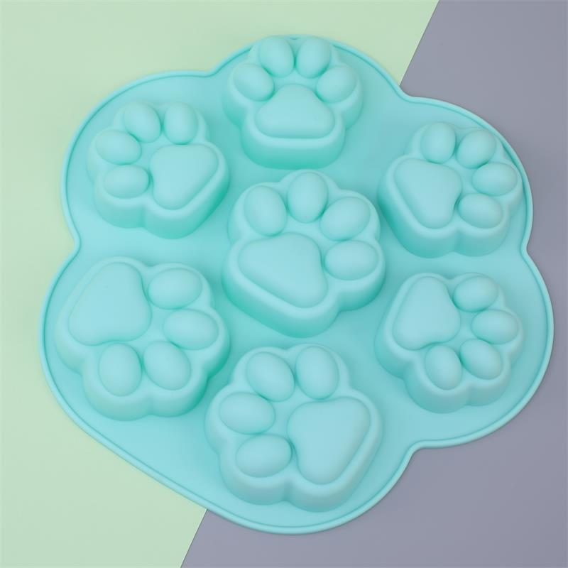 

Форма для детского прикорма, Креативная, Милая, Силиконовая форма для торта, Жаростойкая, Пищевой класс, 7 штук, Форма кошачьей лапки Pack of 1 зелёный
