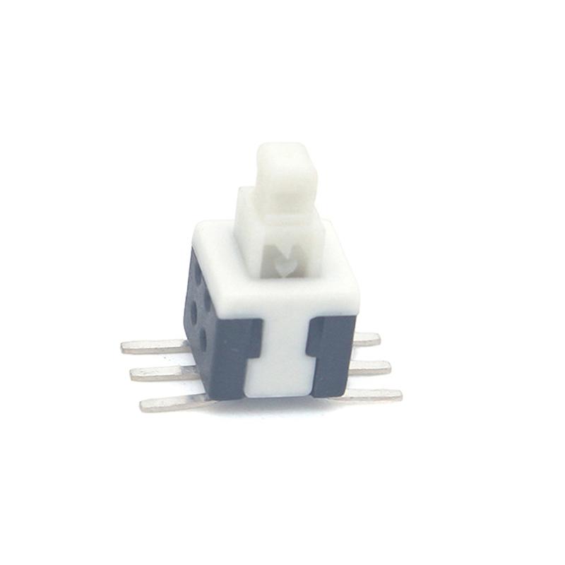 10Pcs 5.8X5.8Mm Self Locking / Unlock Push Tactile Power Micro Switch 6 Pin Button Switches Micro Push Button Switches