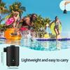 Compacts Rechargeable Air Pumps For Inflatables with 4 Nozzles Fast Flows Overheats Protecting Outdoor Travel Essential