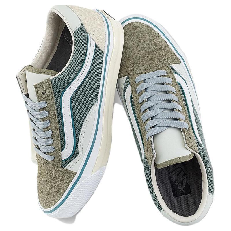Vans TDC Cushioning Low top Skateboard Shoes Unisex Beige Green Vans VN000MY4BGK