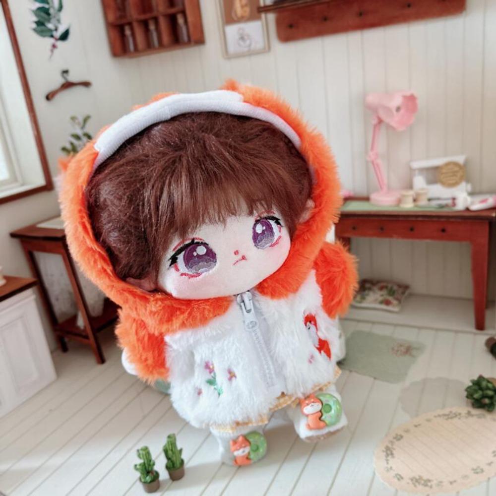 Fluffy Cotton Doll Clothes Plush Coat Doll Toy Clothes Plush Dolls Clothes  Children's Gift