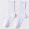 Colorful Women's Mid-Calf Candy Color Cotton Socks - Versatile for Spring and Autumn, Sporty and Over-the-Knee.
