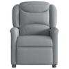 Massage Chair Light Grey Fabric