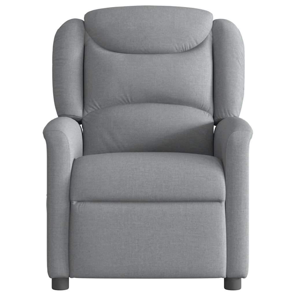 Massage Chair Light Grey Fabric