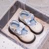 Girls' Leather Shoes 2025 Spring and Autumn New Girls' Sweet Bow Princess Shoes Children's Fashion Lolita Single Shoes Trend