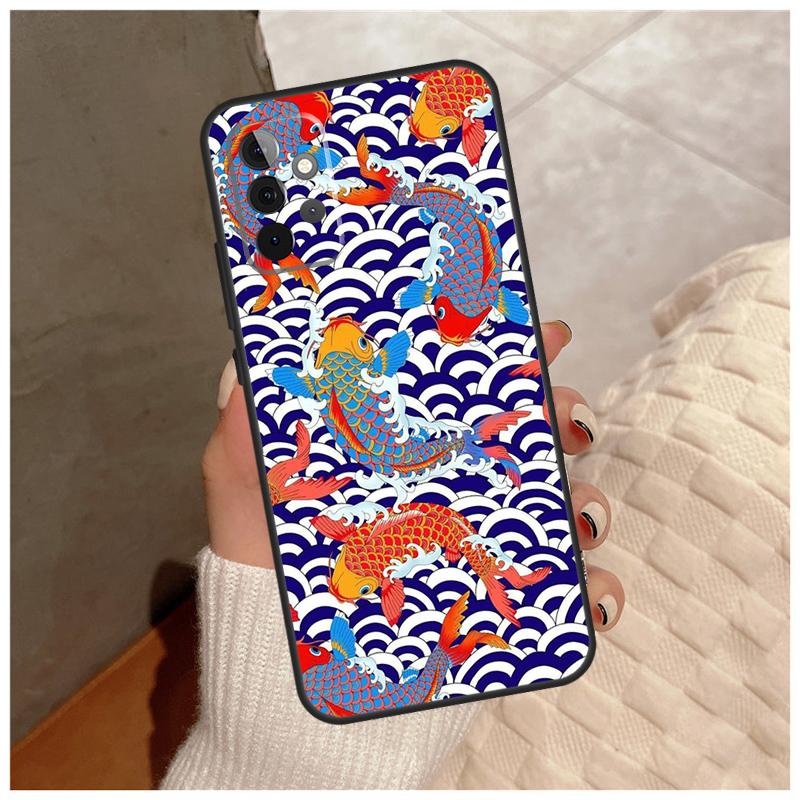 

Tattoo Japanese Koi Dragon Wave For Samsung Galaxy A36 A56 A16 A26 A06 A52 A53 A33 A13 A34 A54 A14 A15 A35 A55 A22 A32 Case Samsung A26