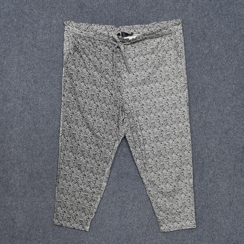 

T Home Oumeite Plus Size 90.10kg More than 0.00kg Styles Silm Wide Leg Loose Western Style Slim Fit Fit Pants Figure 34 3