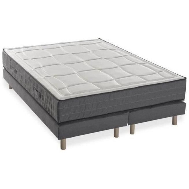 Mattress + Box Spring Set 180x200 - Memory Foam - 28cm - 5 Zones - Firm - DEKO DREAM HOTEL PREMIUM LUX