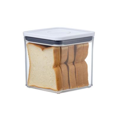 OXO Vorratsbehälter, OXO Kunststoff versiegelter Pop-Behälter, groß, quadratisch, kurz, 2,6 l