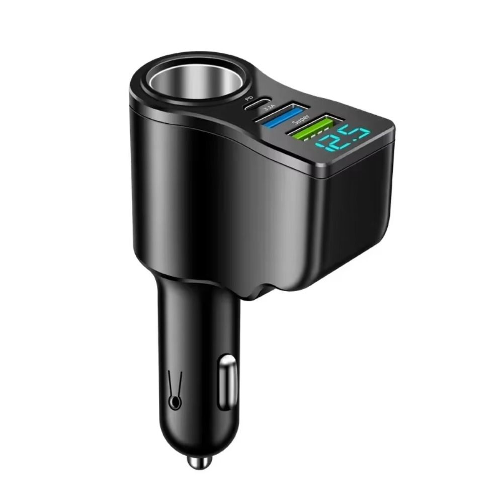 Fast Charger Auto Phone Charger 66W Vehicle Mounted Inverter Practical Dual USB Car Charger Car