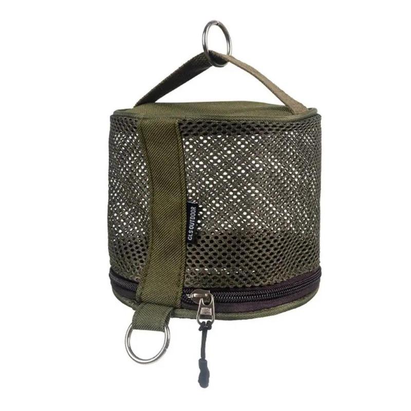 1pc Outdoor Camping Tissue Case Roll Paper Storage Bag with Hook Portable Tent Hanging Napkin Holder Camping Supplies.