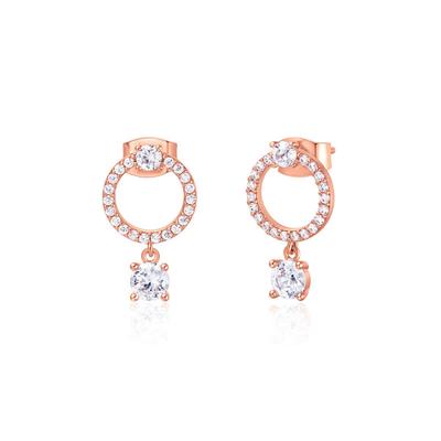 14K Gold Pin Rev Mini Earrings Simple Earrings