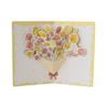 New 3D Pop-up Style 3D Greeting Card Creative Handmade Flower Blessing Card Romantic Creative Flower Card Valentine's Day