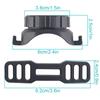 Bicycle Computer Mount 360° Rotation Bicycle Headlight Base Computer Bracket Quick Release Bike Computer Stand Bike Accessories