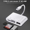 Card Reader Plug-And-Play High-Speed Transfer Driver Required Wide Compact Size Transmission Compatibility Data Type-C Memory Card