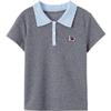 Baitu Women's Embroidered Polo T-Shirt