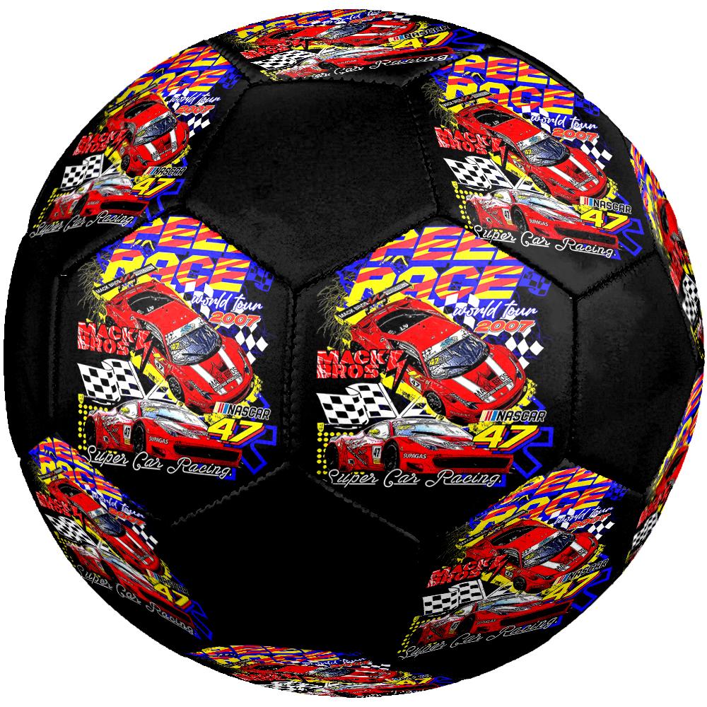 Racing Theme Size 5 Soccer Ball, Suitable for Both Indoor and Outdoor Matches, a Gift Suitable for Everyone.