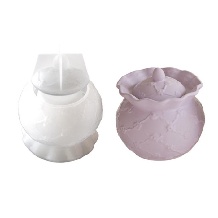 

Storage Box Silicone Mold for Jewelry Box Handmade Flowerpot Cement Molds Decors 1